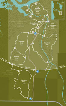 Trail Map of Grass River Natural Area