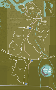 Trail Map of Grass River Natural Area